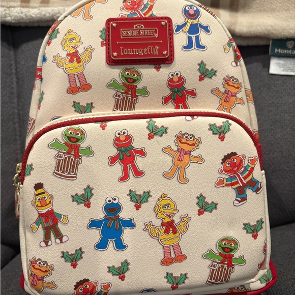 Loungefly Sesame Street Character Print Backpack